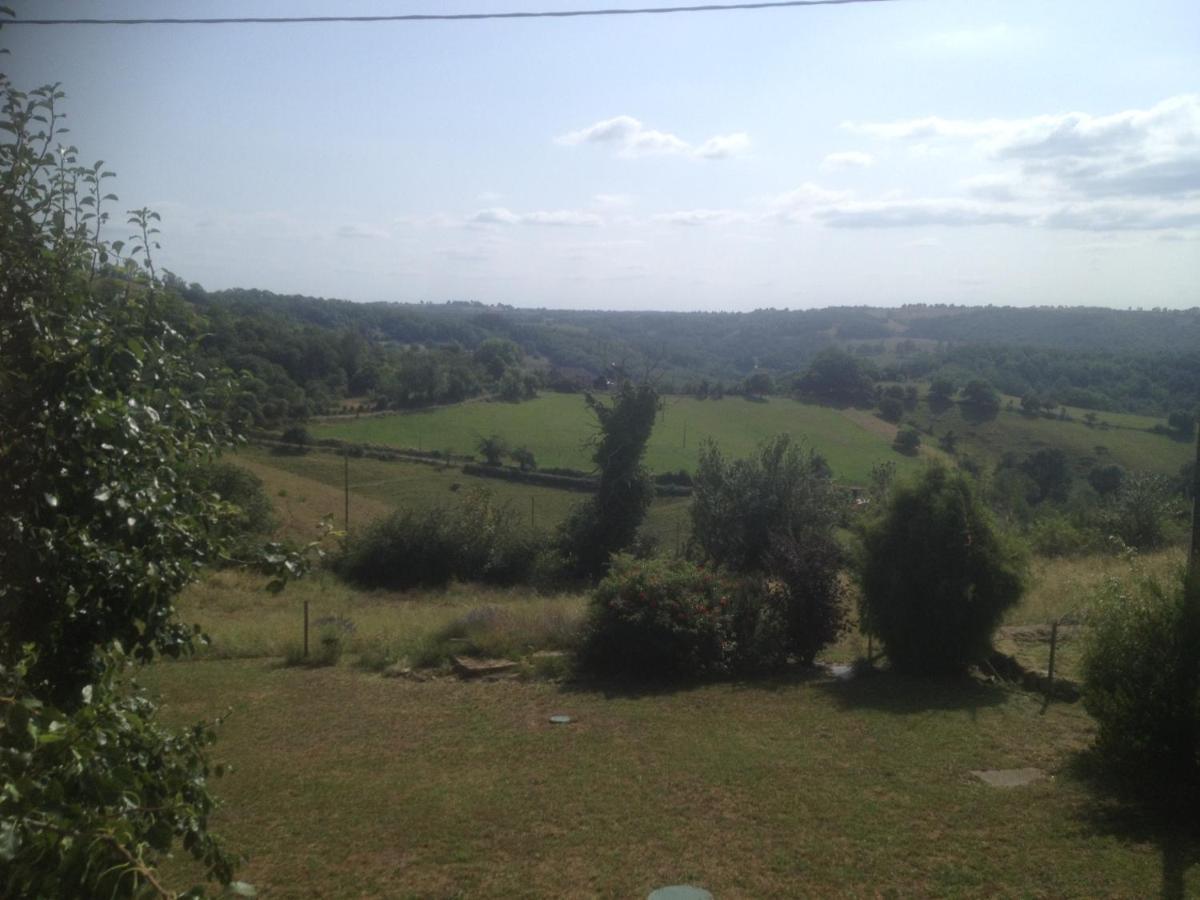 Maison sur la colline cheminée WIFI proche Thermes Aubin  Esterno foto